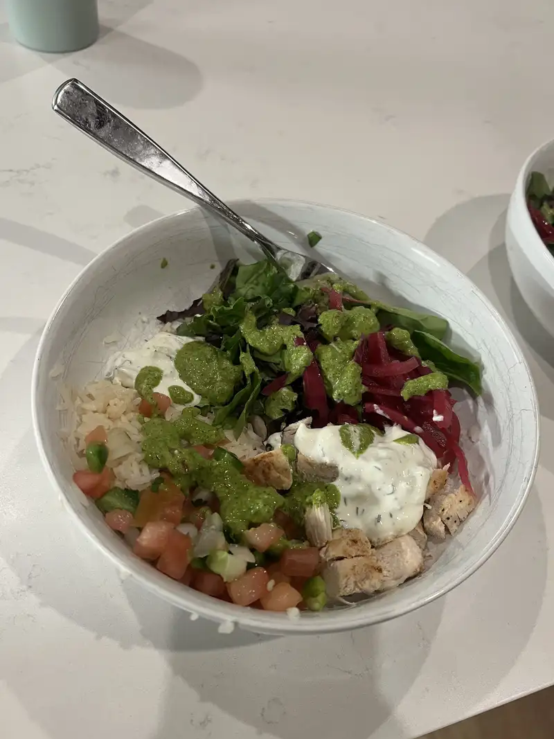 Healthy Mediterranean Chicken Bowl Recipe